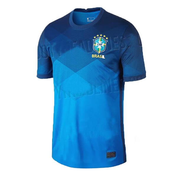 Authentic Camiseta Brasil 2ª 2020 Azul